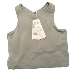 H&M Dry Move Sage Green Tank Top CL NWT